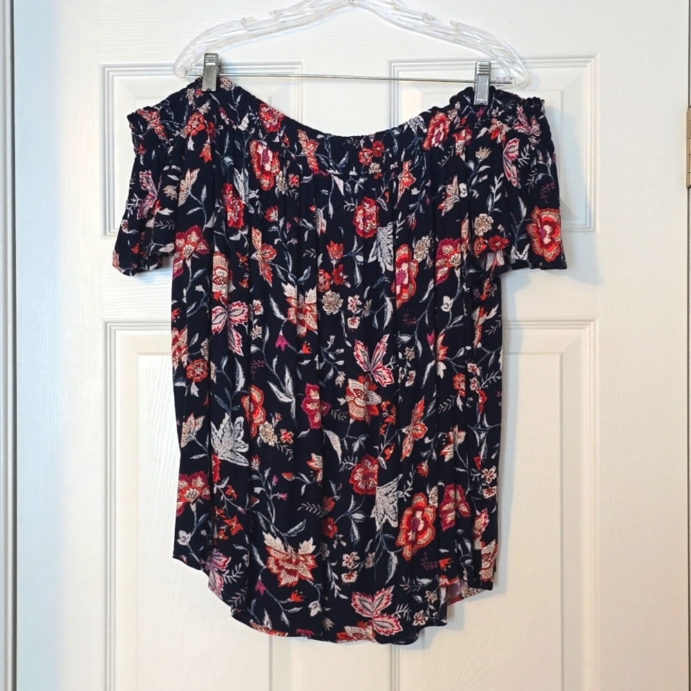 Old Navy Floral Off the Shoulder Top